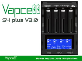 Vapcell S4 plus V3.0 Ładowarka do Li-ion / NI-MH z kontrolą temperatury